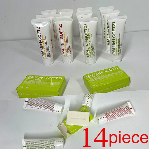 MALIN + GOETZ Other - MALIN + GOETZ 14piece Travel Gym Kit Soap Body Wash Shampoo Hair Conditi…